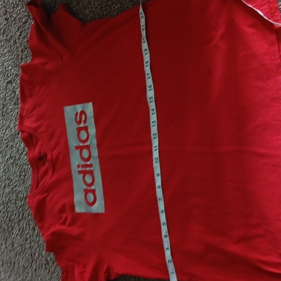 Adidas mens red amplifier tee shirt size XL - Picture 9 of 10